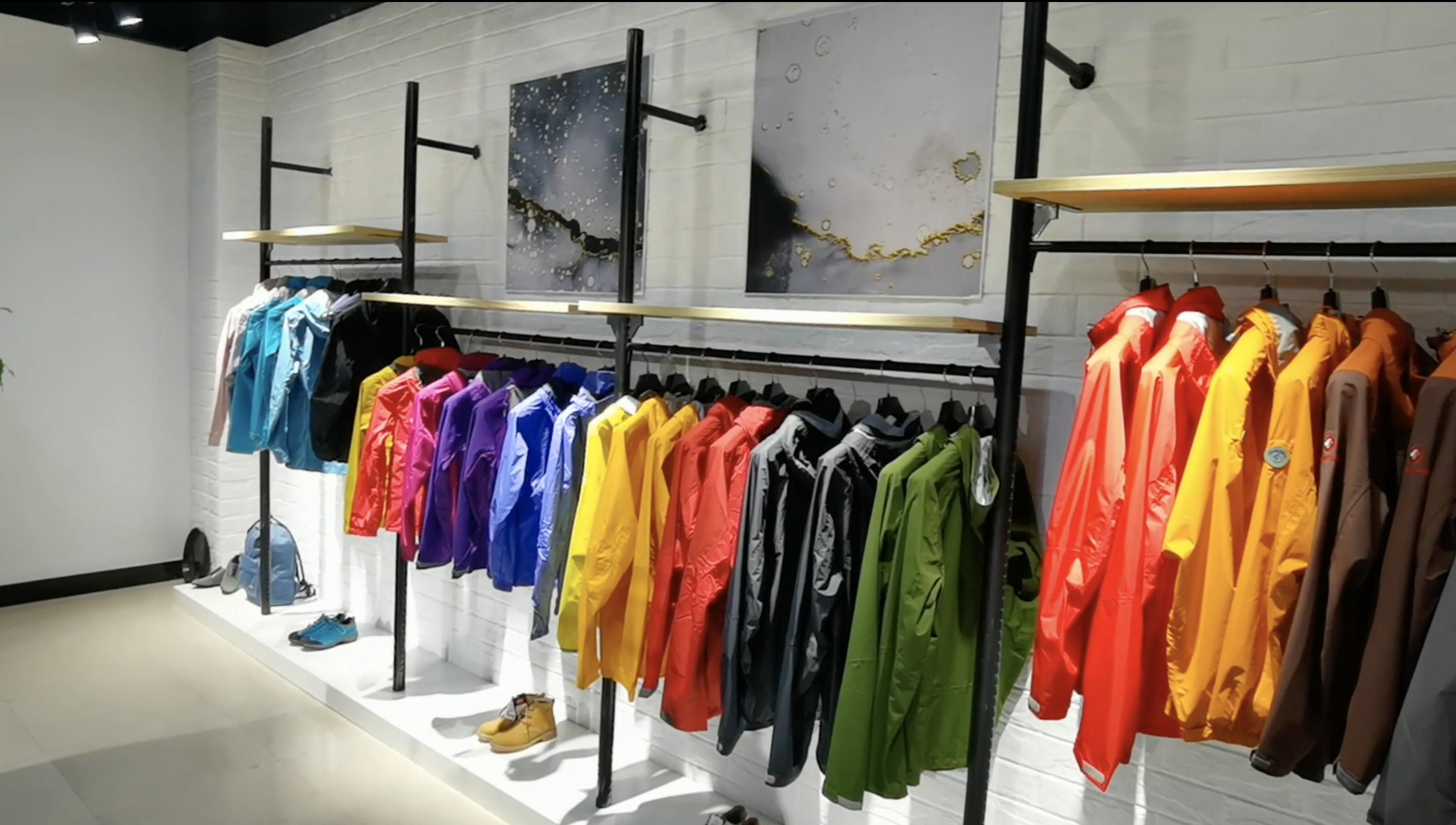 advanturer flagship store in shanghai china clothing racks